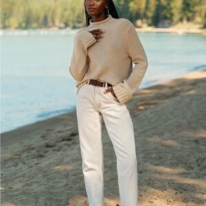 Jenni Kayne Chase Mockneck Pullover Sweater